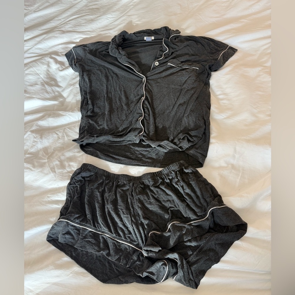 Eberjey Black Pajama Set